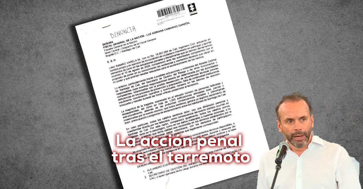 Cali: De la tragedia natural a la responsabilidad institucional
