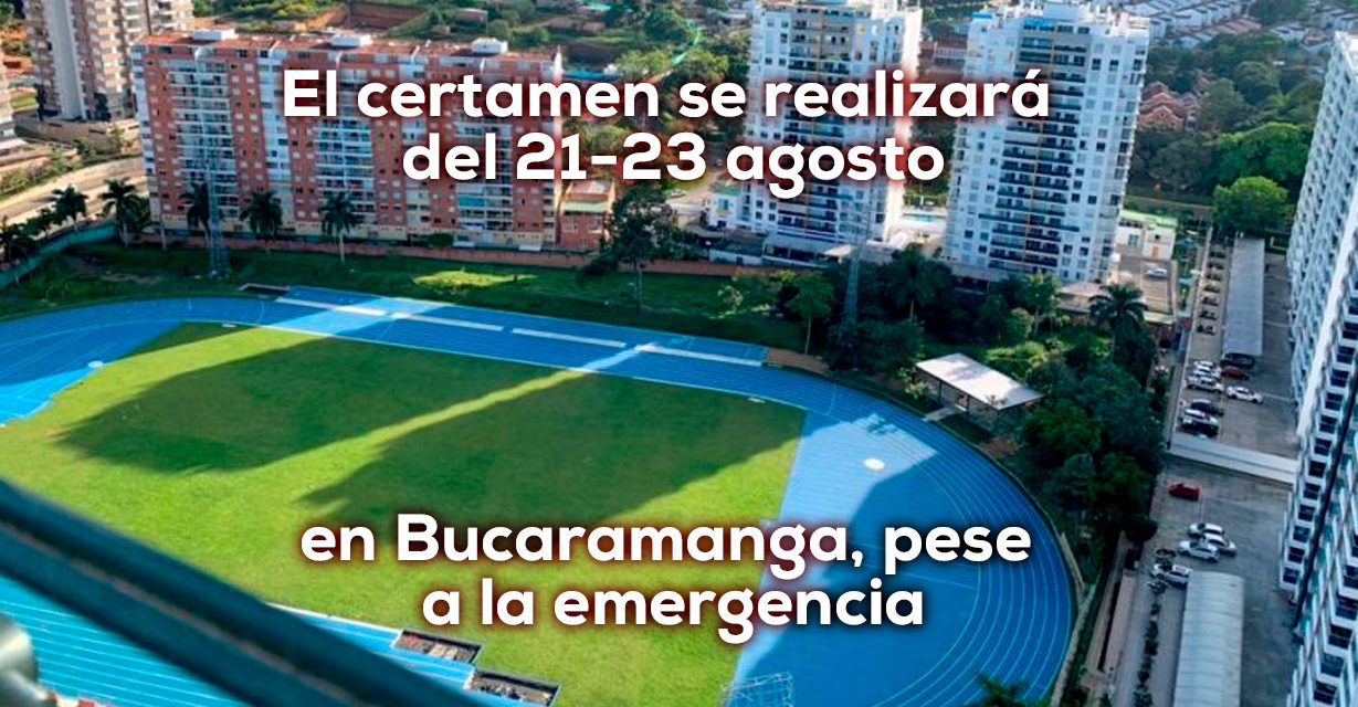 Federación Colombiana de Atletismo mantiene el Campeonato Nacional de Mayores 2026