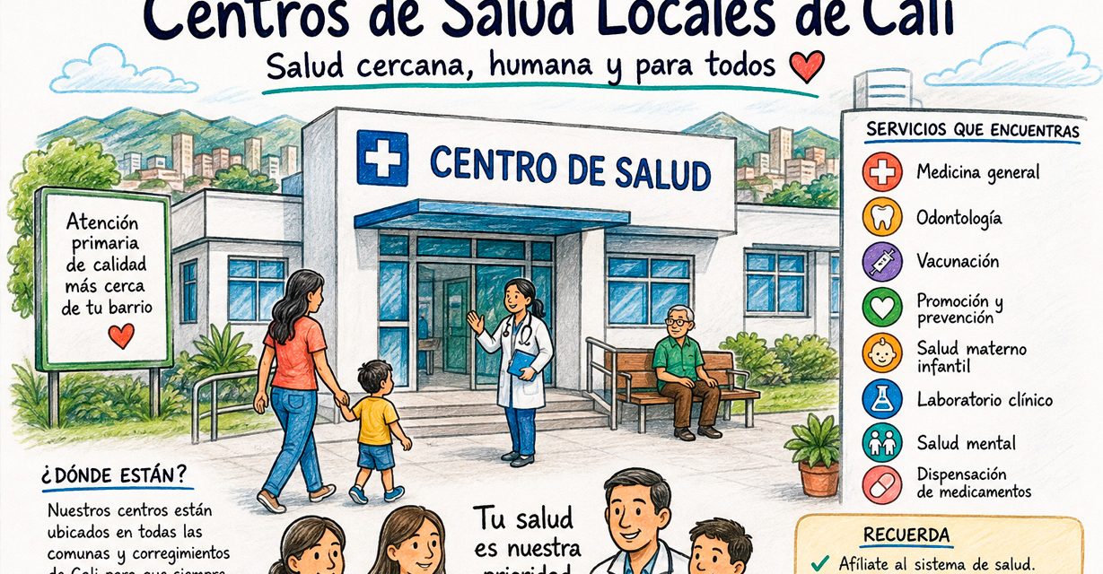 Salud cerca de casa, los centros de salud locales de Cali