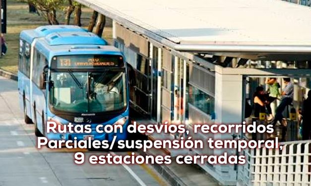 Cali: cierres viales modifican la operación del MIO