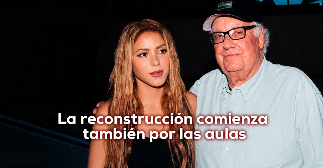 Shakira pone a Chocó en el centro de la reconstrucción