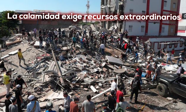 Emergencia económica, para la tragedia del terremoto