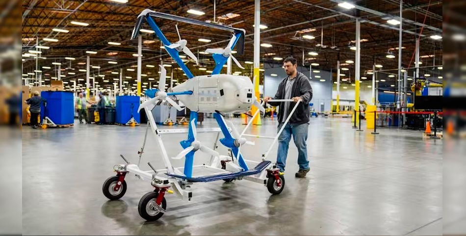 El paquete que cayó en una piscina expone a Prime Air