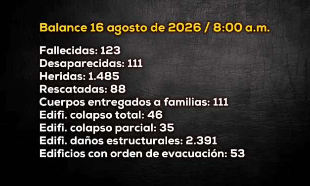 Terremoto en Cali: aumentan a 123 los fallecidos y 1.485 los heridos