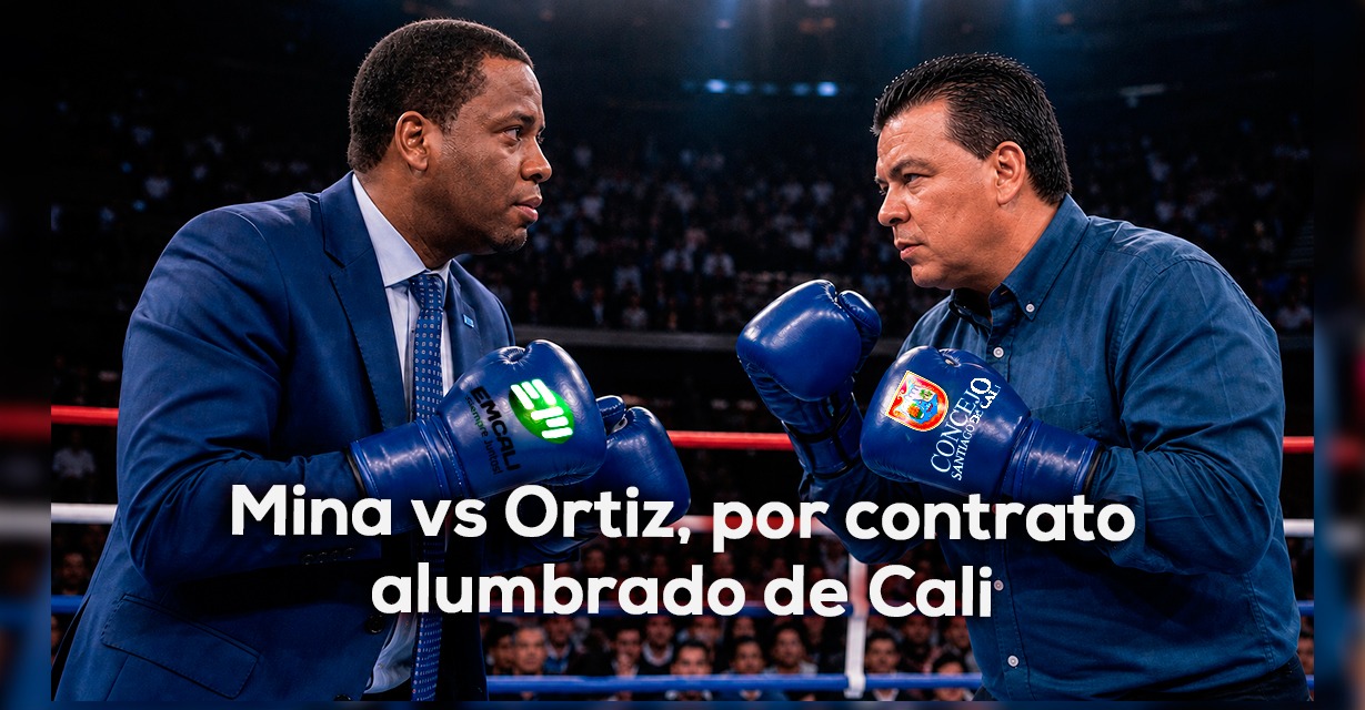 Alumbrado público de Emcali,  en el ring