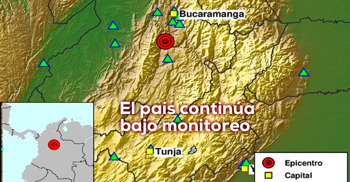 Nuevo sismo se registra en Colombia tras el terremoto del 10 de agosto