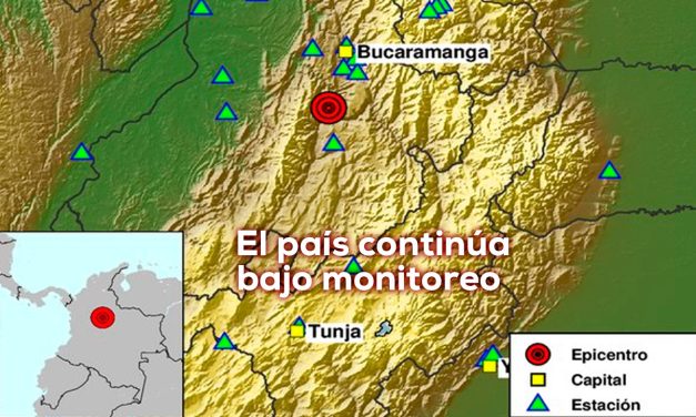 Nuevo sismo se registra en Colombia tras el terremoto del 10 de agosto