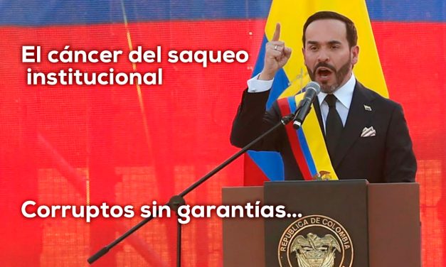 Tolerancia cero contra la corrupción y narcotráfico: El tigre