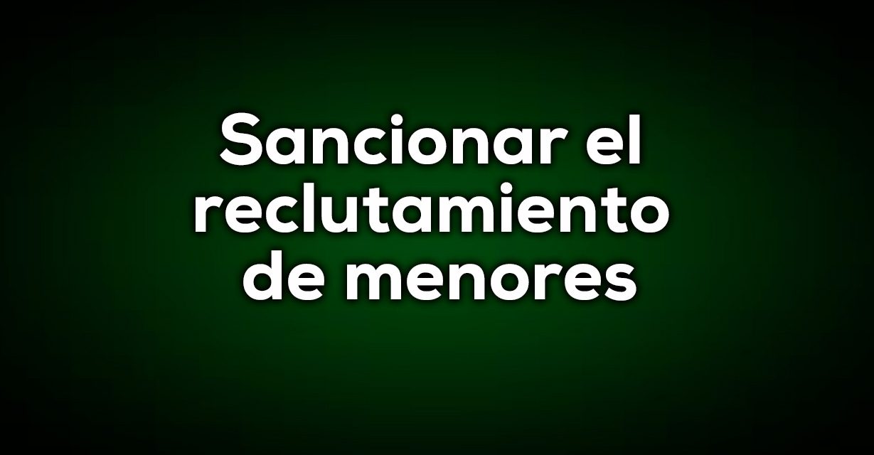 Reclutamiento infantil, una amenaza en redes sociales