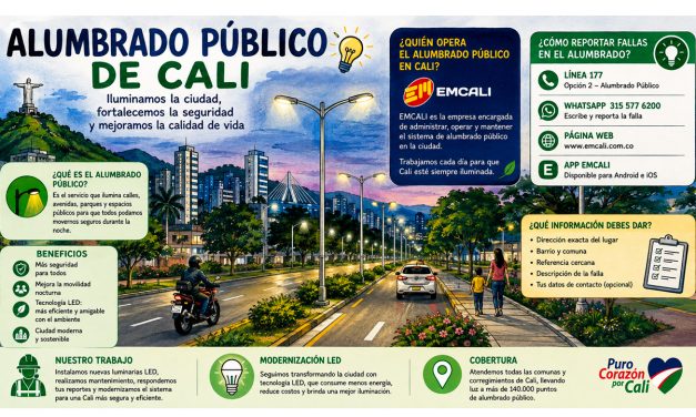 Cali se ilumina: alumbrado público, tecnología LED y seguridad para las calles de la ciudad