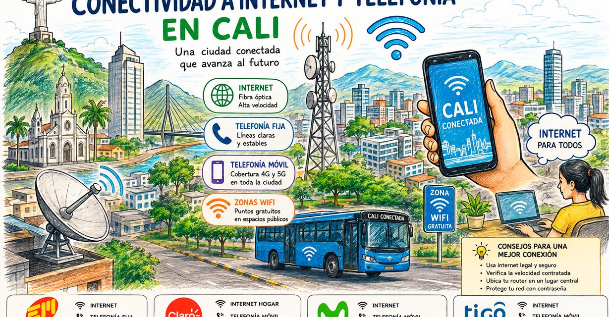 Cali conectada: internet, telefonía y la nueva infraestructura digital de la ciudad