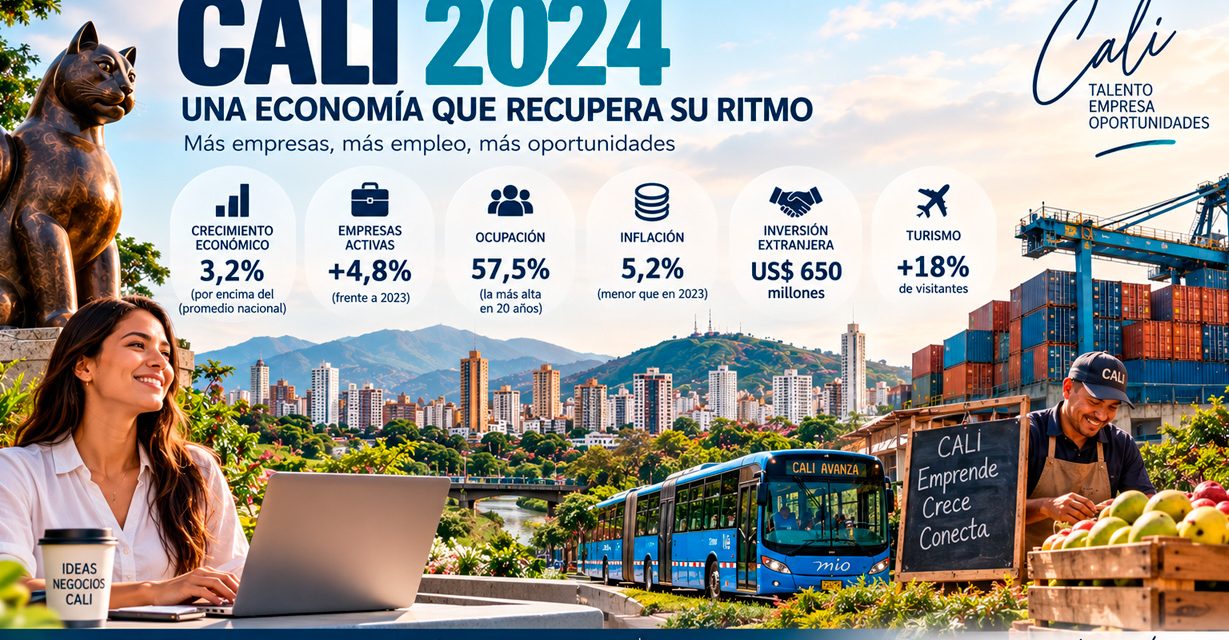 Cali 2024: la economía despertó, pero aún no acelera