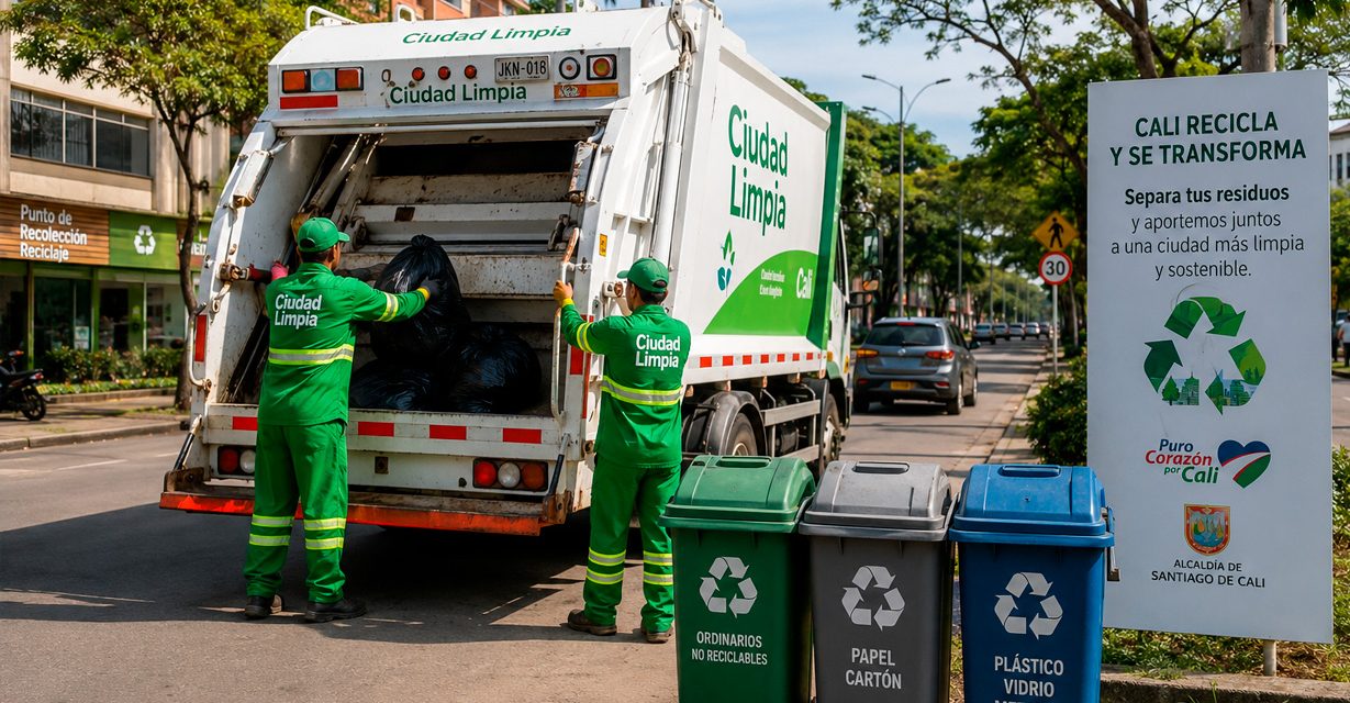 Cali transforma sus residuos: recolección, reciclaje y economía circular para una ciudad más limpia