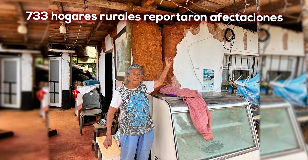 Terremoto en los corregimientos: 733 familias rurales reportaron daños en Cali