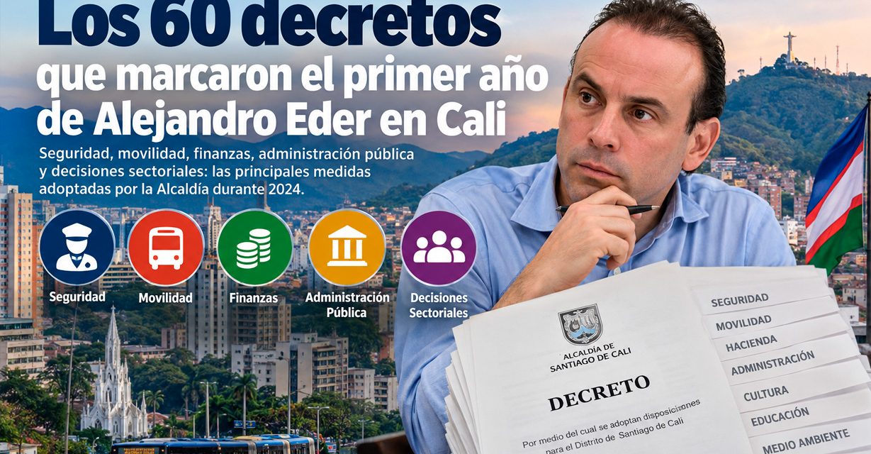 Decretos que marcaron el primer año de Alejandro Eder en Cali – 2024