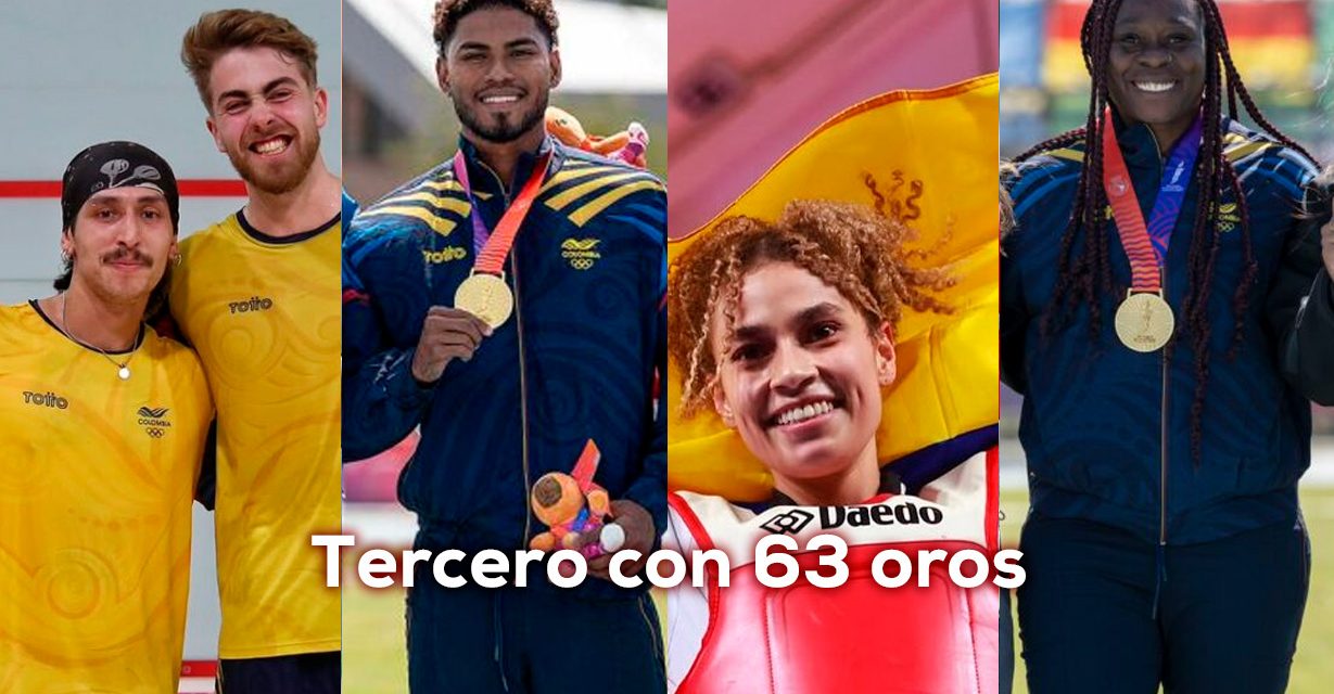 Así va Colombia en XIII Juegos Suramericanos Santa Fe 2026
