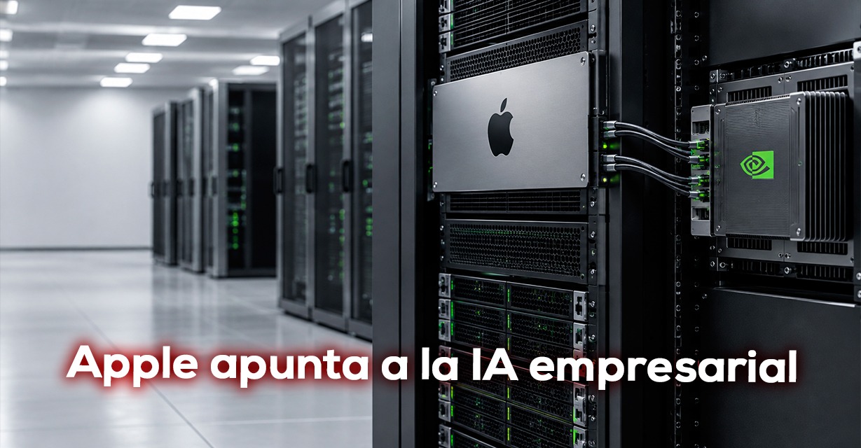 Apple regresaría al negocio de servidores con equipos de IA y tecnología de Nvidia