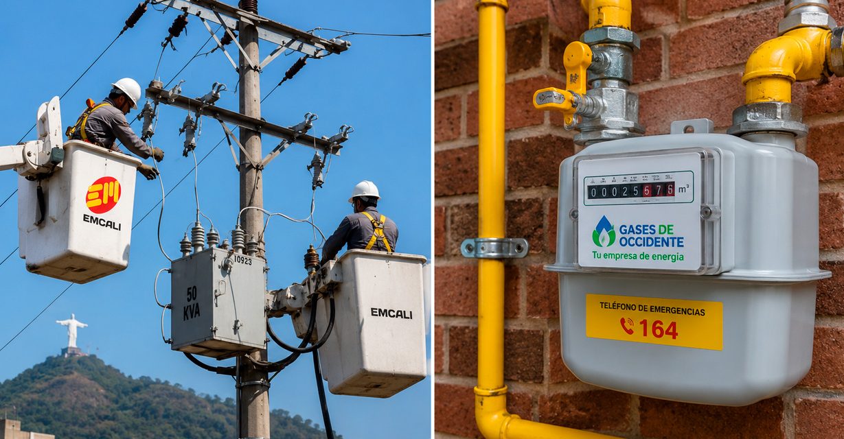 Energía y gas en Cali: los servicios que mantienen encendida y en movimiento a la ciudad