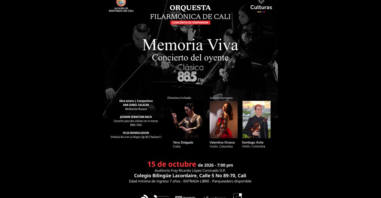 La cultura en la semana de octubre 11 a 17