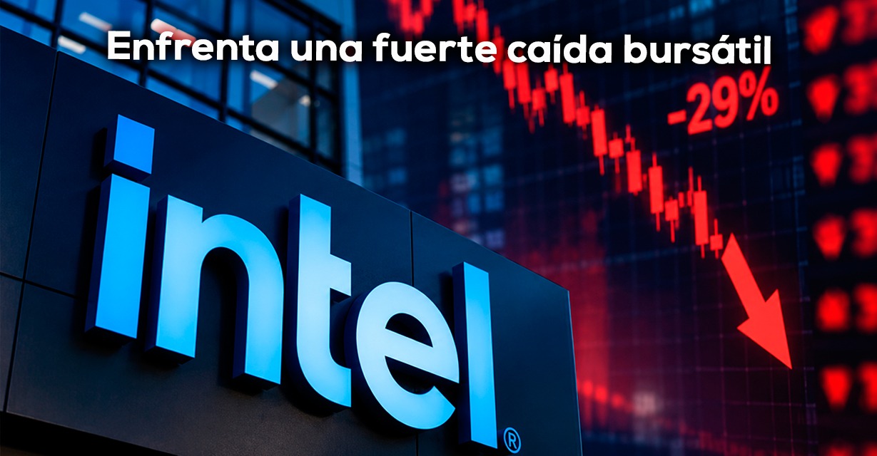 Intel cae un 29 % en Wall Street