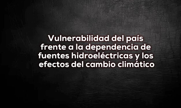 Grave riesgo energético en Colombia