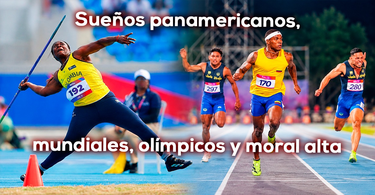 Atletismo colombiano: pistas destruidas, recorte presupuestal y moral alta